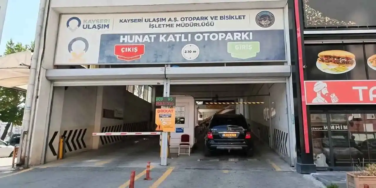 Kayseri Büyükşehir'den yeni nesil otopark