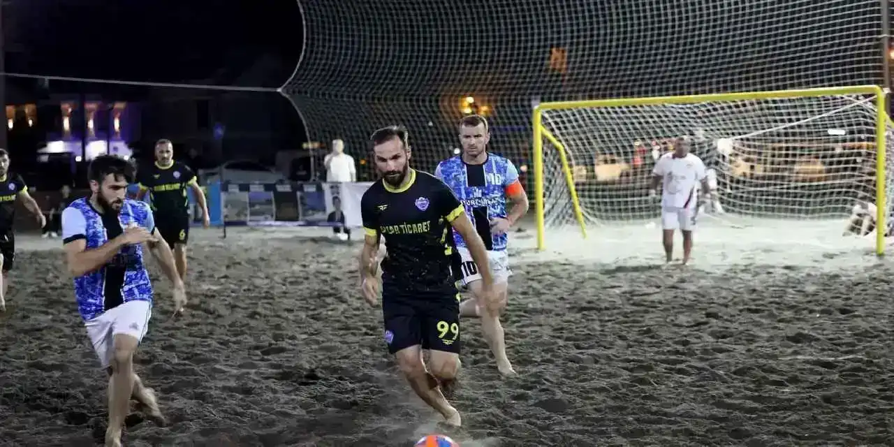 Sakarya Kocaali Sahili’nde futbol şöleni