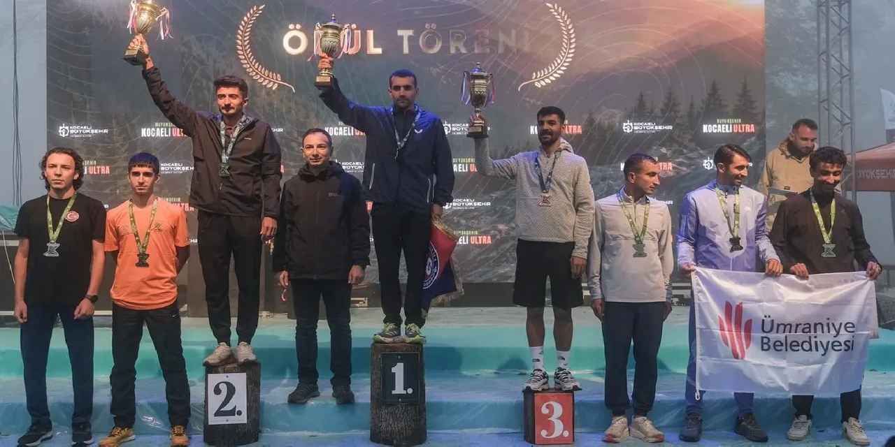 Kocaeli Ultra Trail’de kupalar sahiplerini buldu