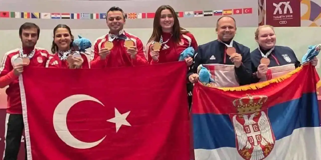 Jandarma sporcularından Akdeniz Oyunları’nda altın madalya