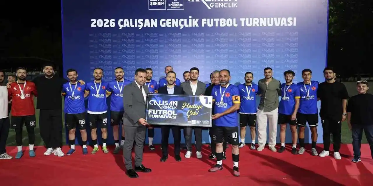 Konya’da Futbol Turnuvasında rekabet ve dostluk bir arada