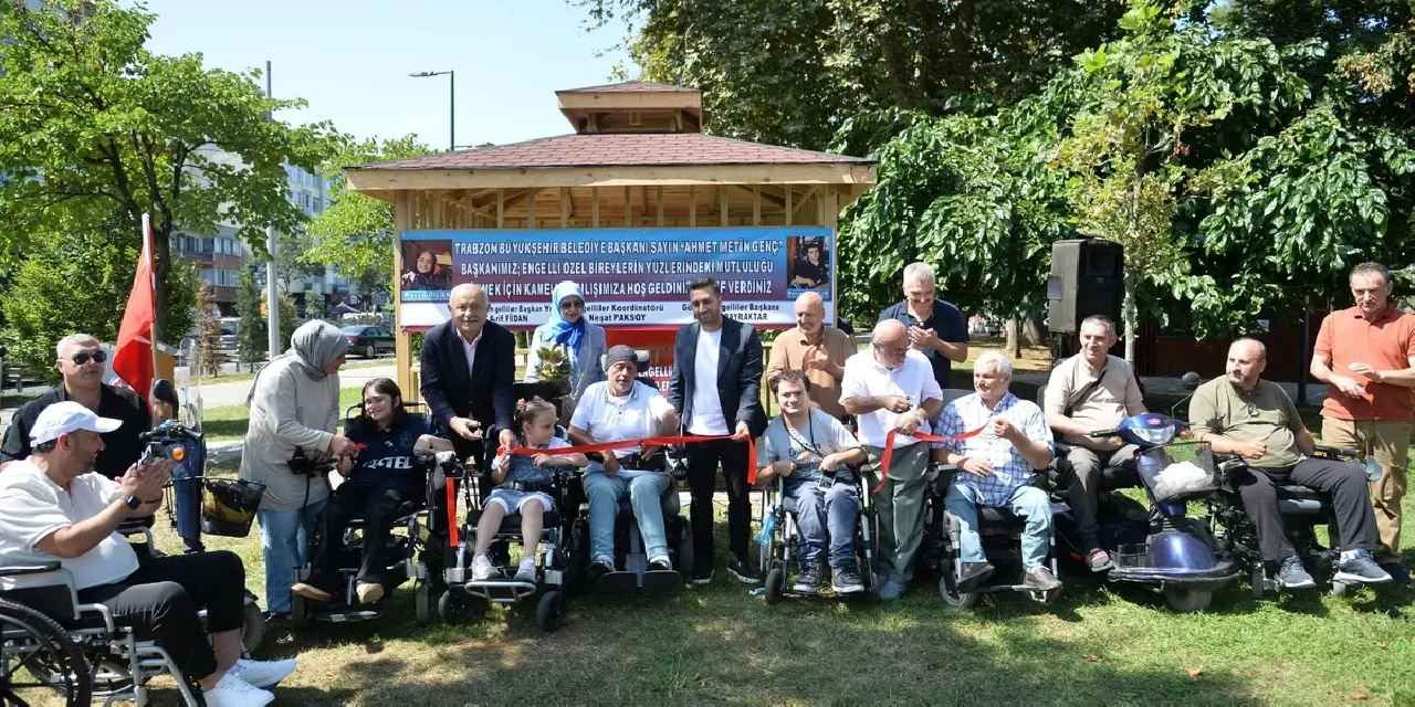Trabzon’da özel gereksinimli bireylere özel kamelya