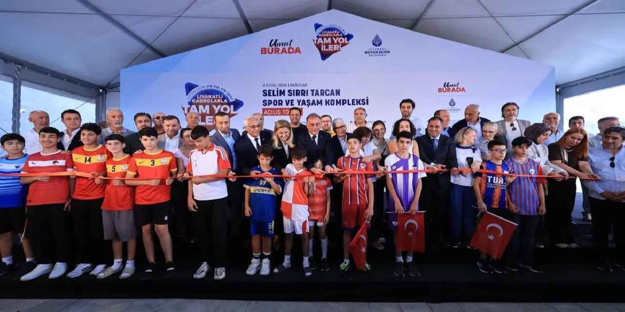 Selim Sırrı Tarcan Spor ve Yaşam Kompleksi açıldı