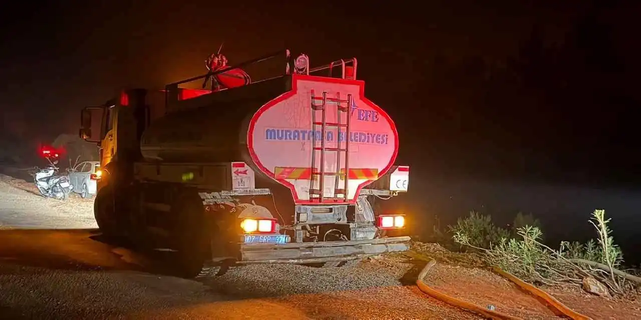Antalya Muratpaşa’dan Aksu’daki yangınla mücadeleye destek