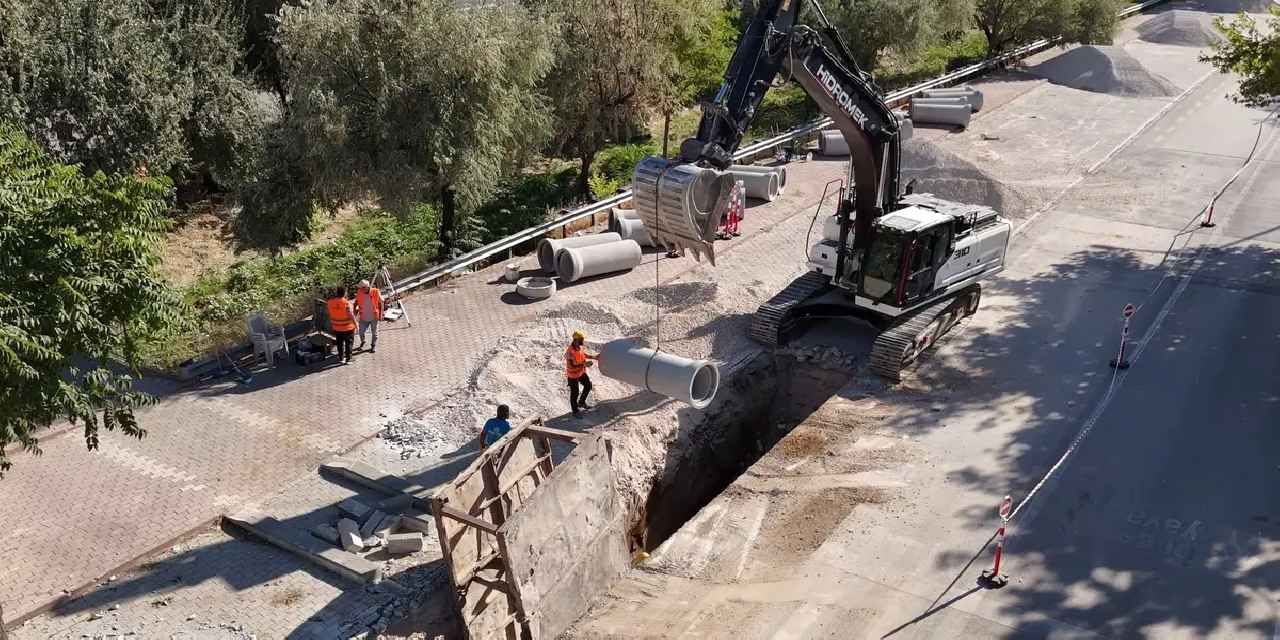 Konya'da taşkınlara karşı altyapı güçlendirmesi