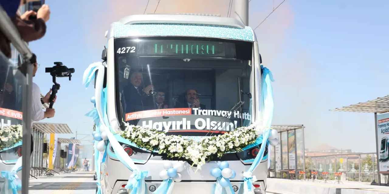 Konya’da Adliye-Şehir Hastanesi Tramvay Hattı açıldı