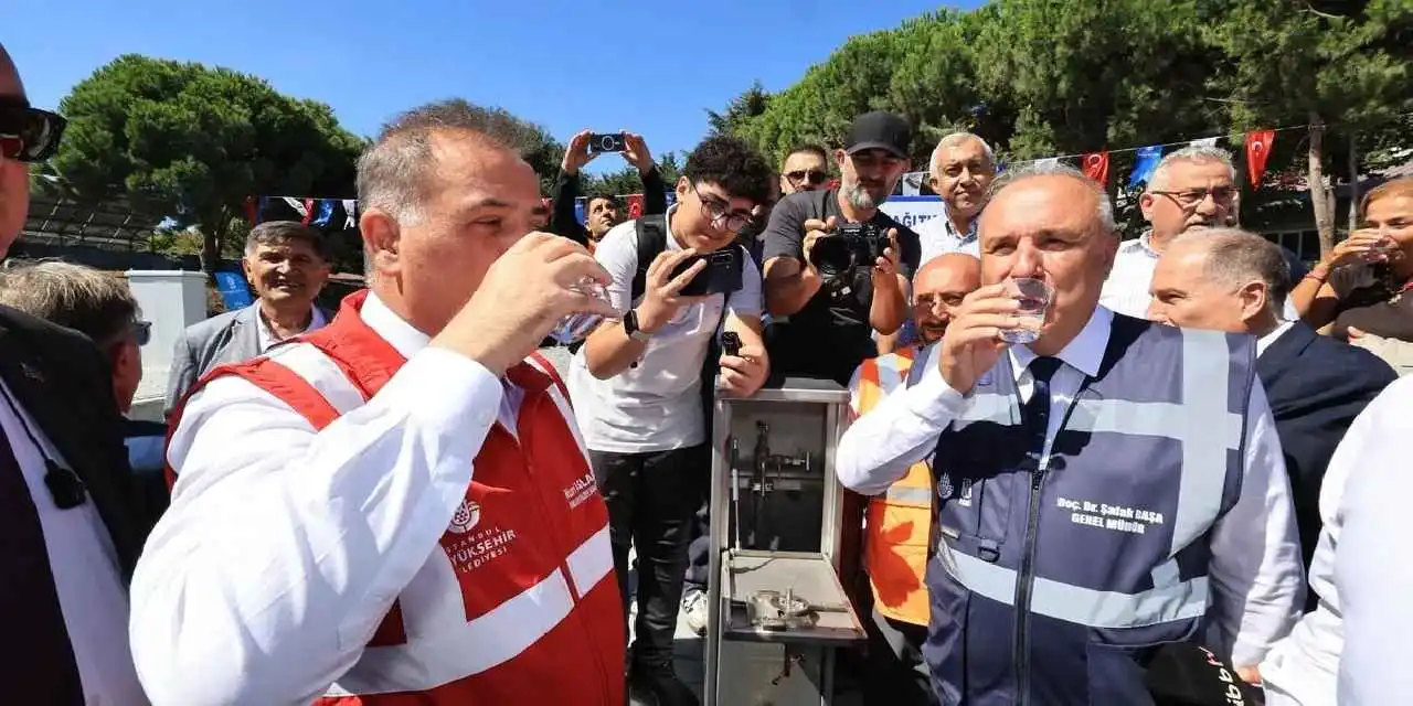 İstanbul'da İSKİ Kağıthane-Bahçelievler-Sefaköy İçme Suyu Tüneli hizmete açıldı