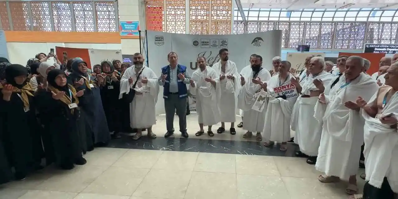 Konya’da Vefa Umresi’nde ikinci kafile uğurlandı