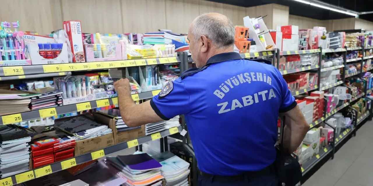 Şehirlerde okul sezonu öncesi kırtasiye denetimi arttı