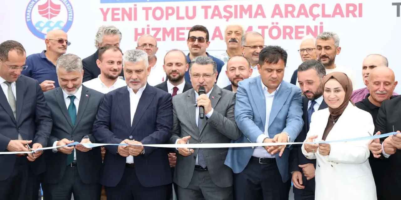 Trabzon büyükşehirin ulaşım filosu güçleniyor