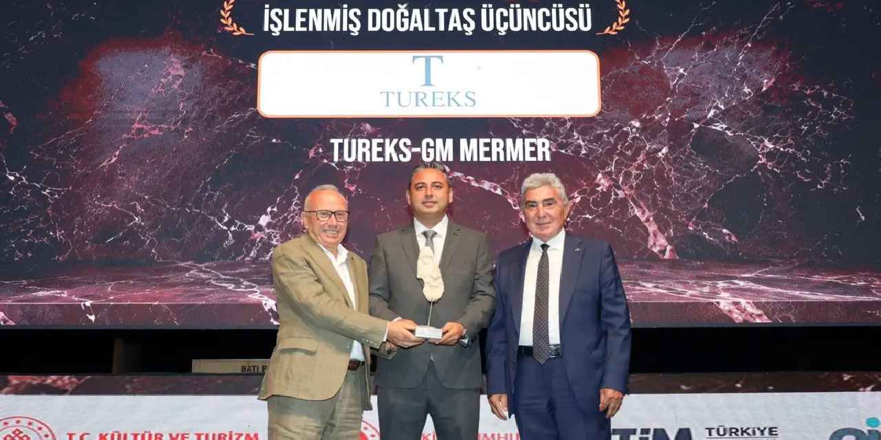 Tureks’e doğal taş ihracatında 4 ödül birden