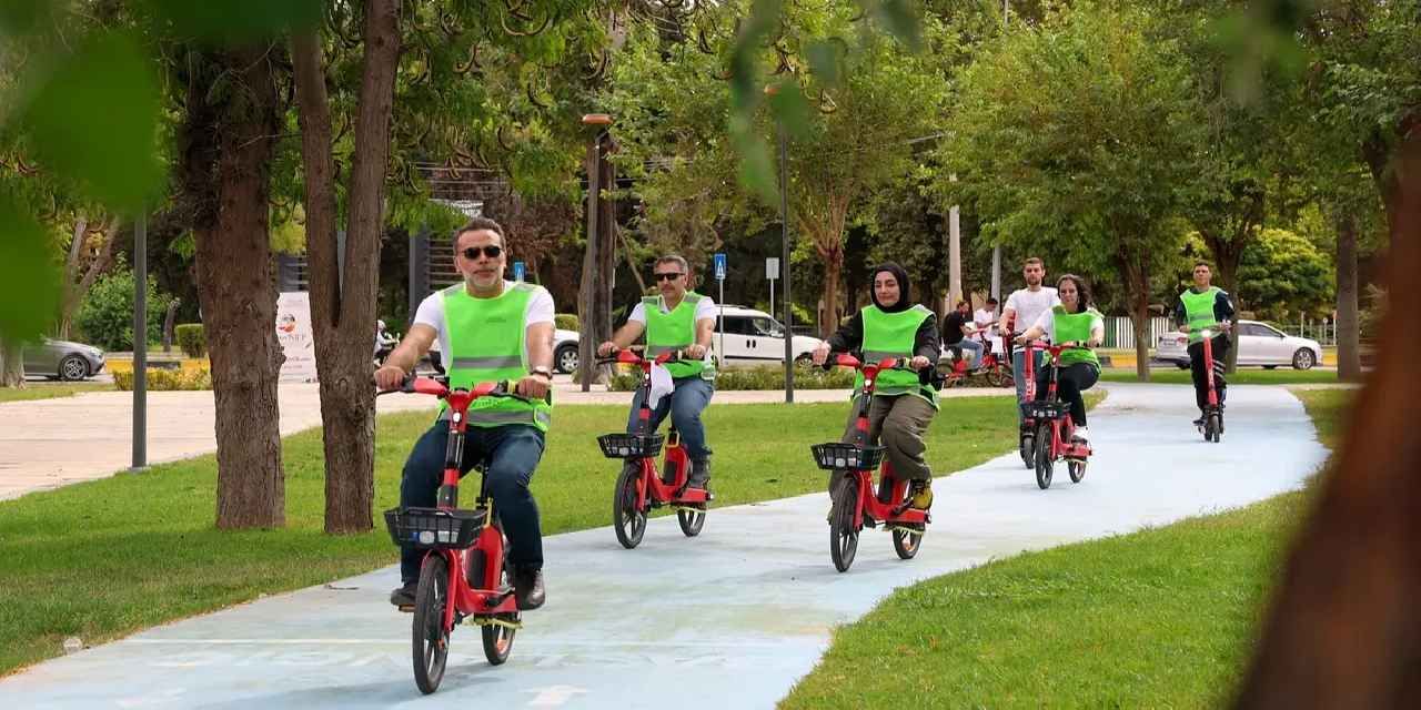 Gaziantep'te hareketliliğe özel pedal