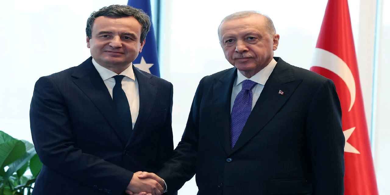 Cumhurbaşkanı Erdoğan, Kosova Başbakanı'nı Türkevi’nde kabul etti