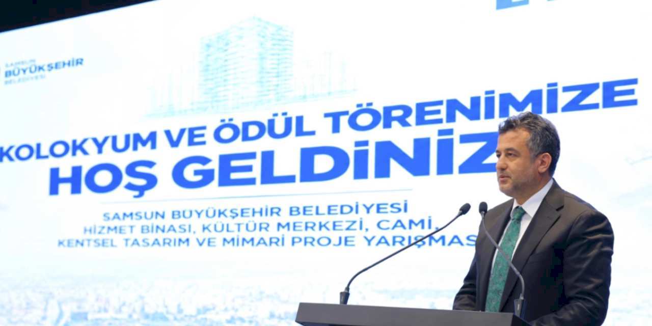 Samsun'da mimari proje yarışması ödülleri sahiplerini buldu
