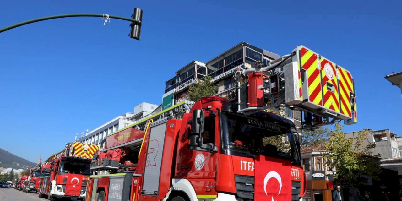 Bursa itfaiyesi 312 inci yılını kutladı