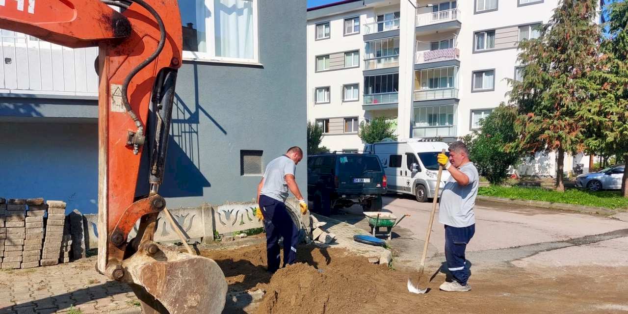 Giresun'da altyapı ve üstyapı çalışmaları sürüyor