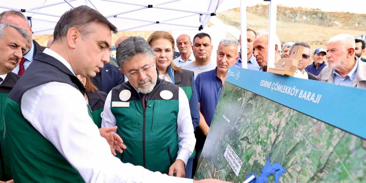 Edirne Çömlekköy Barajı 2028 yılında tamamlanacak