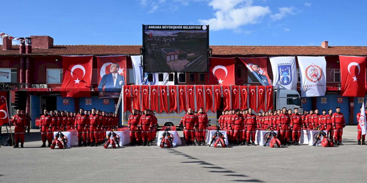 Ankara'da 100 itfaiye eri yemin etti