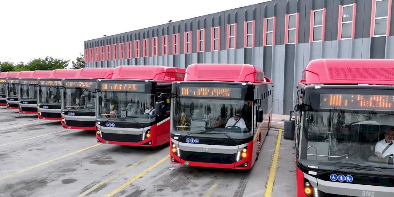 Konya filosuna 10 yeni çevreci otobüs