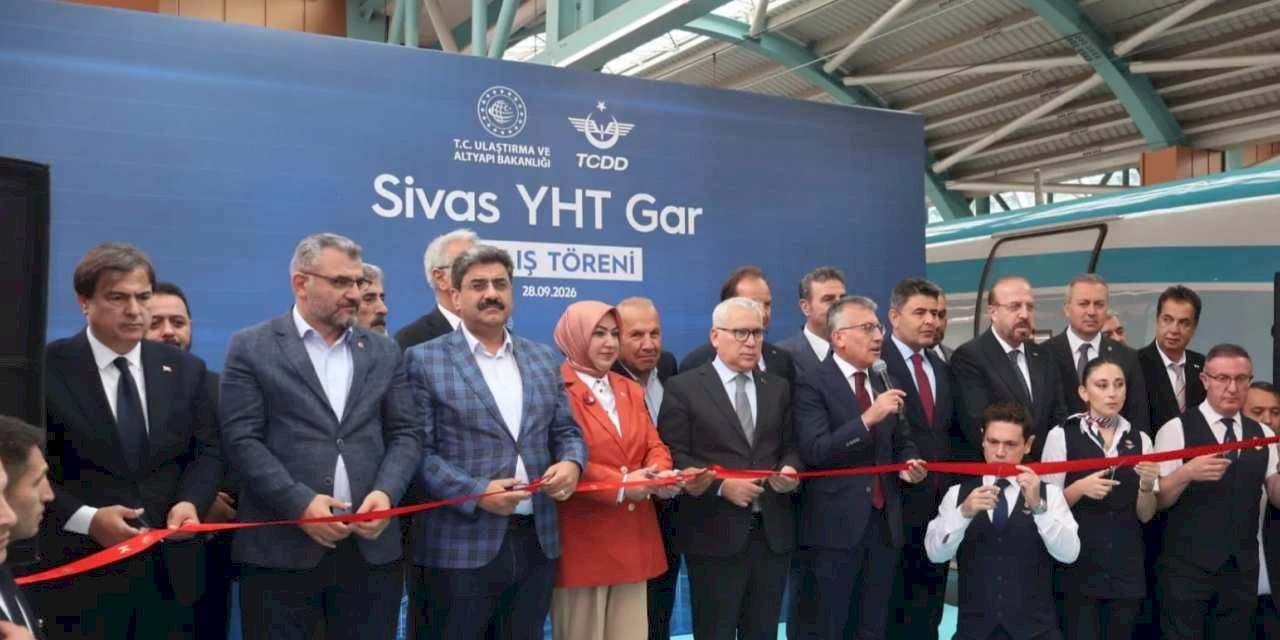 Sivas yüksek hızlı tren garına kavuştu