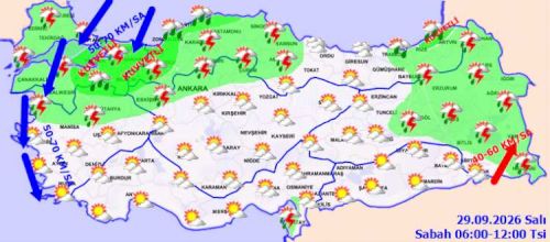 Meteoroloji'den Sakarya, Kocaeli ve Bursa'ya uyarı