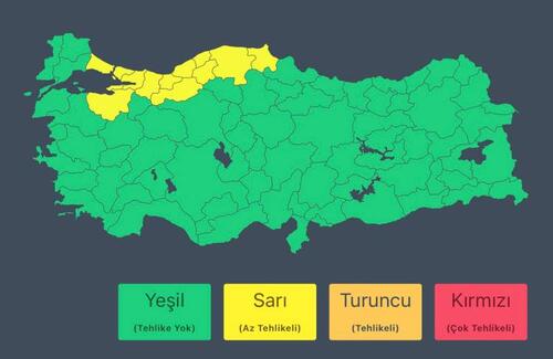 Marmara ve Batı Karadeniz için sağanak uyarısı