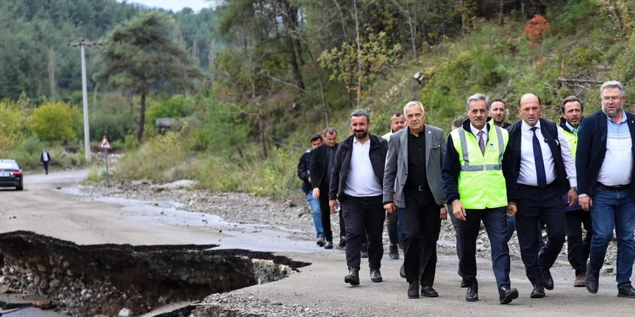 Geyve'de rekor yağış sonrası hasar tespiti başladı