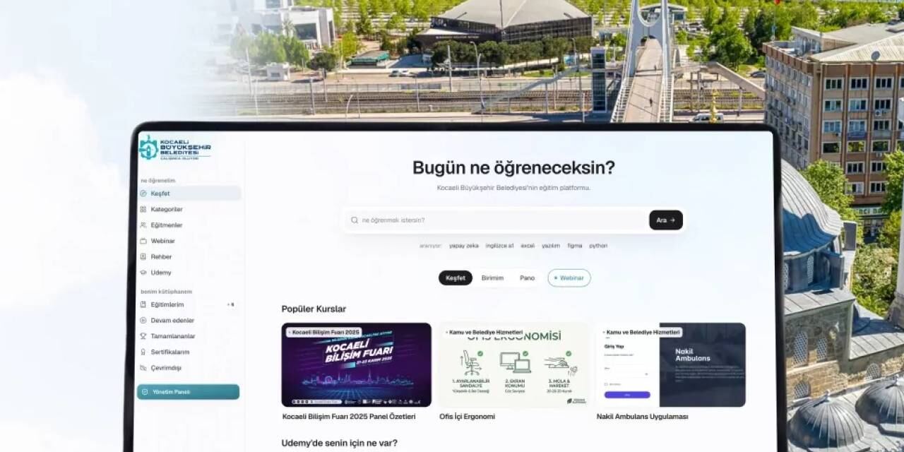 Kocaeli Büyükşehir personelini dijital eğitimle güçlendiriyor