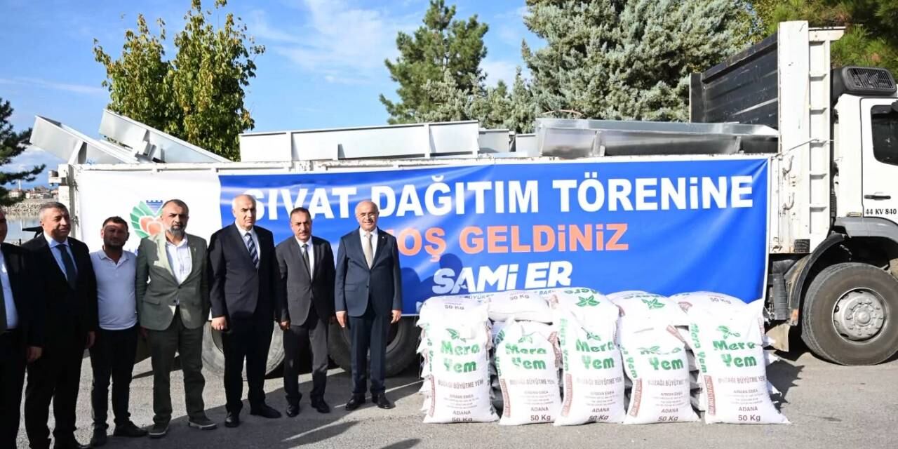 Malatya'da mera hayvancılığı için bin sıvat dağıtıldı