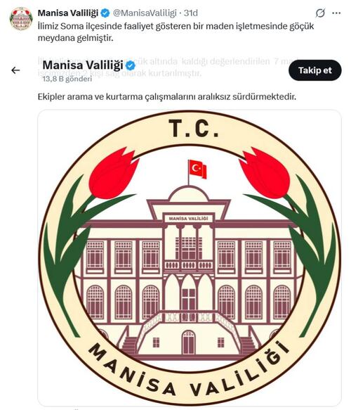 Soma'daki maden ocağında göçük: yedi işçiden ikisi kurtarıldı