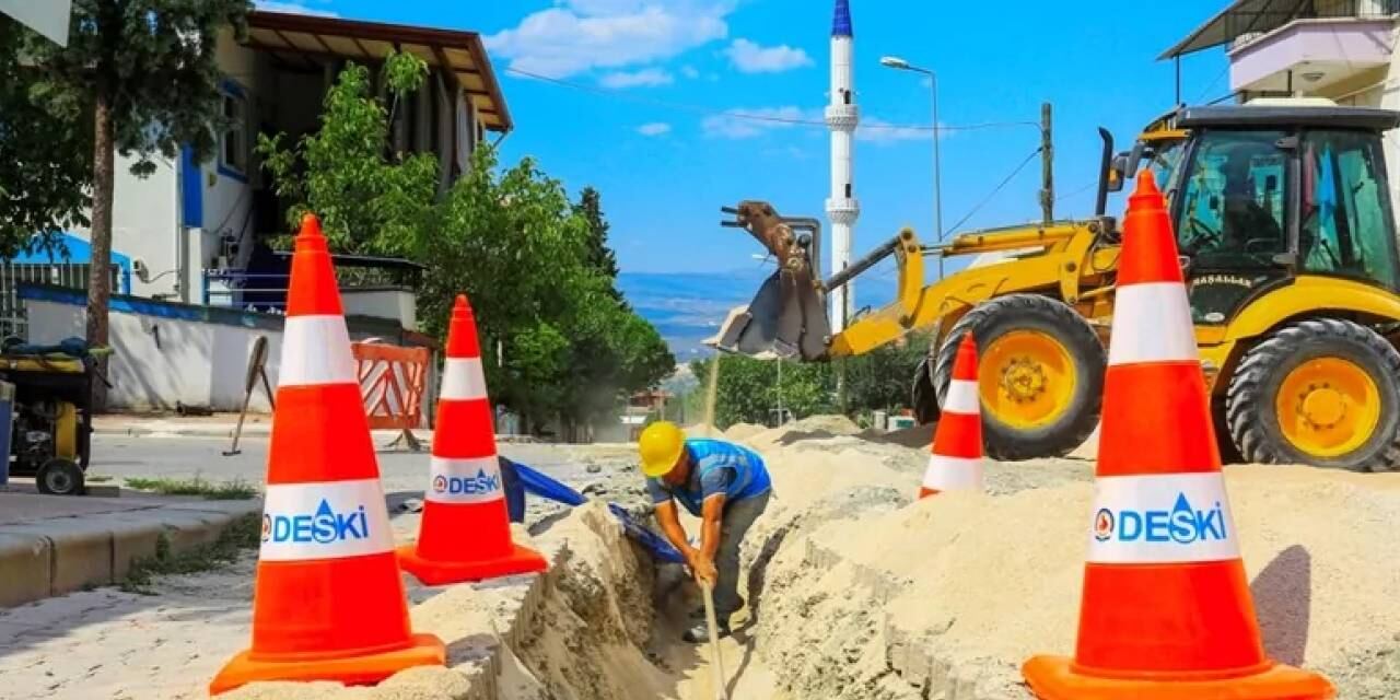 Honaz'da asbestli içme suyu boruları tarihe karışıyor