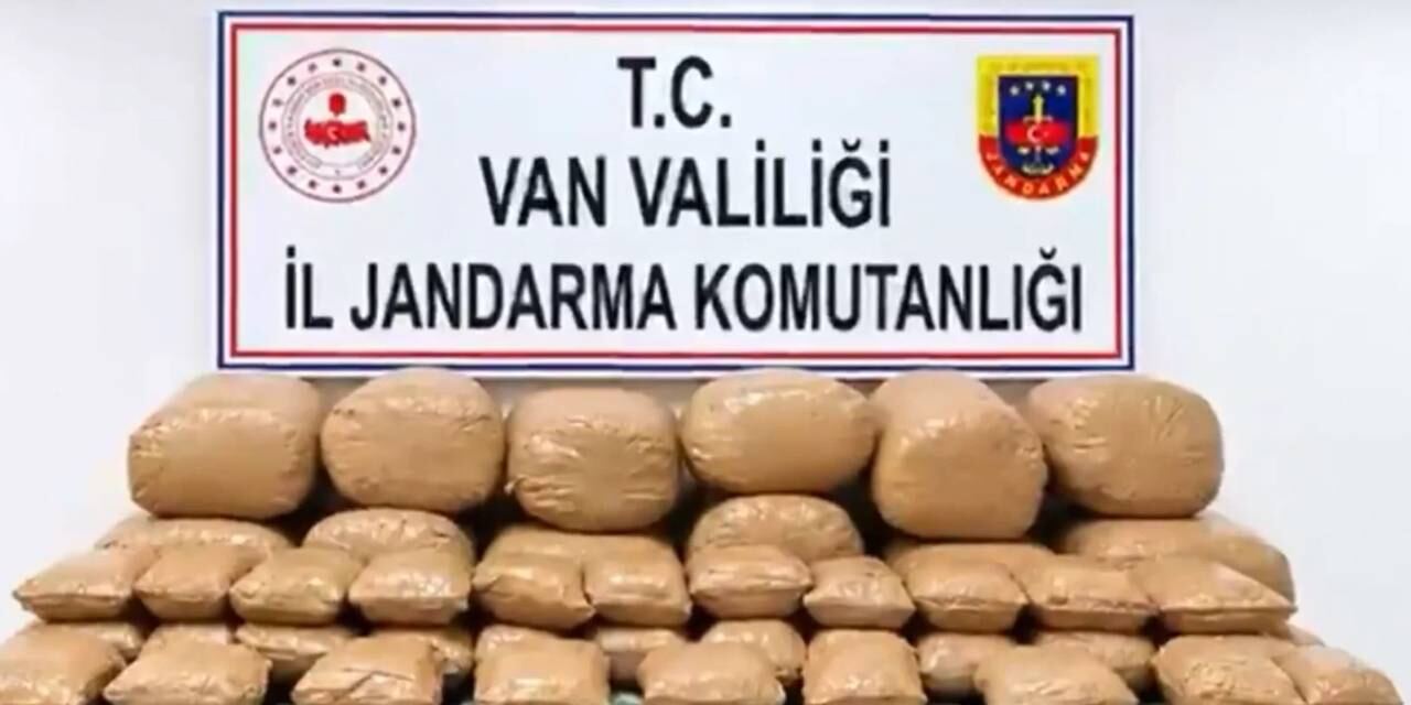Van'da büyük uyuşturucu operasyonu