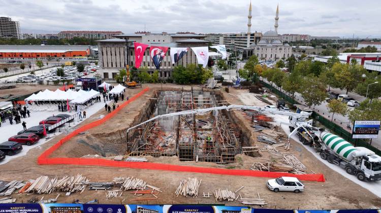 Konya Karatay'a 'Emniyet'li toplu temel