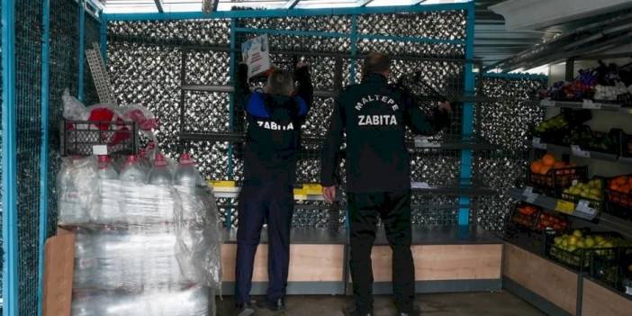 İstanbul Maltepe’de market işgalleri kaldırılıyor