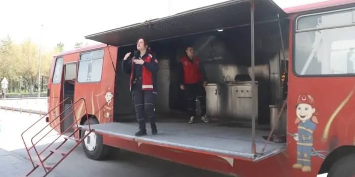 Kayseri Melikgazi personeline 'yangın söndürme' eğitimi