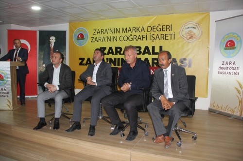 Coğrafi işaretle tescillenen Zara balı için tanıtım toplantısı yapıldı